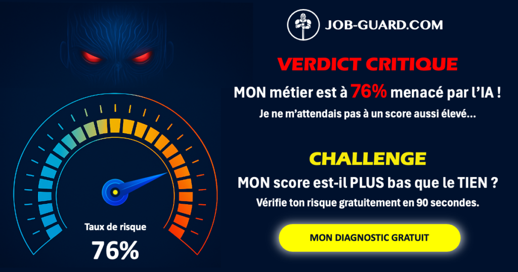 Score de risque que mon métier soit remplacé par une IA