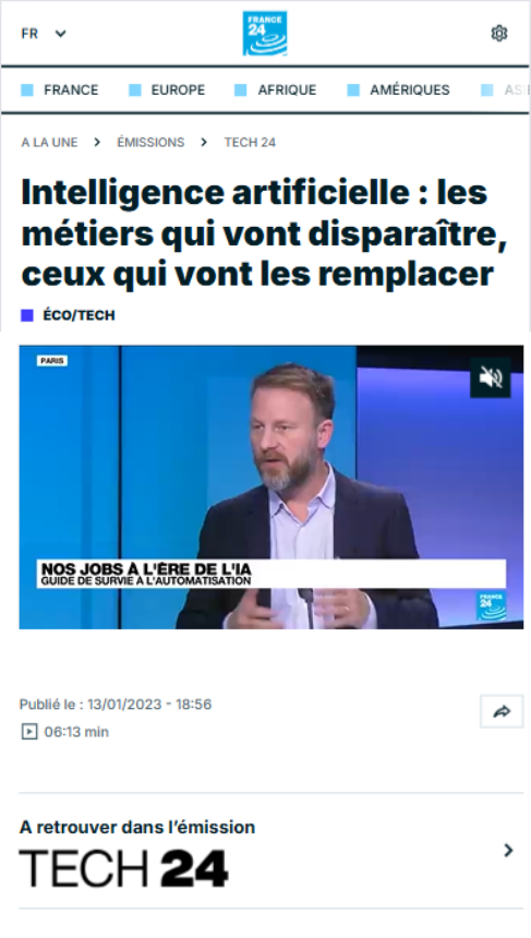 Intelligence artificielle : les métiers qui vont disparaître, ceux qui vont les remplacer